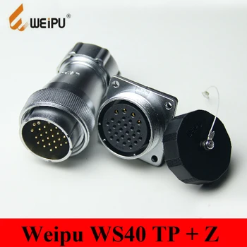 

Original Weipu Connector WS40 TP + Z 5 9 15 26 31 Pin Male TP Metal Hose Cable Plug Female Z Square Flange Panel Mount Socket