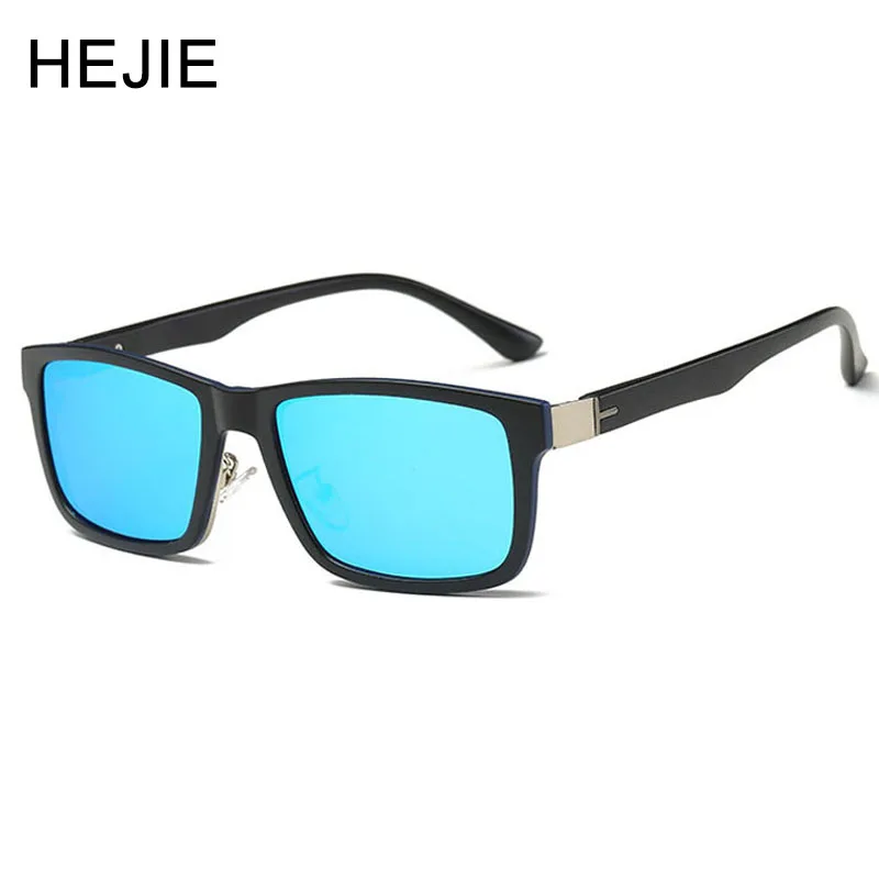 Hejie классический Для мужчин Для женщин Магнитная Поляризованные клип Солнцезащитные очки для женщин на близорукость оптический Оправы для