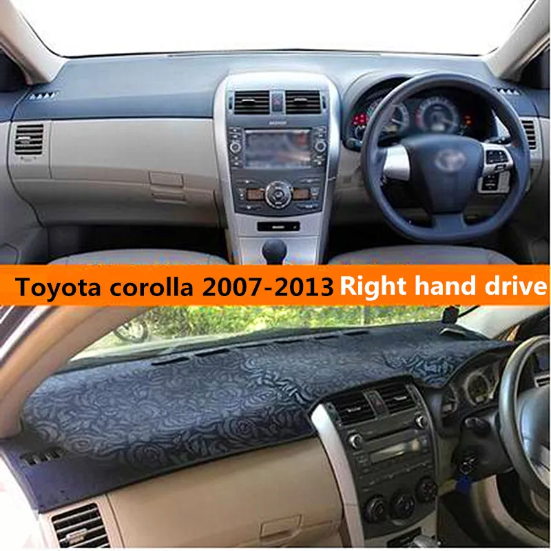 2007 2013 right hand drive exquisite style car dashboard mat for Toyota