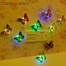 ФОТО balleenshiny butterfly light-up baby toys colorful beautiful led light children room decoration wall light creative party toy