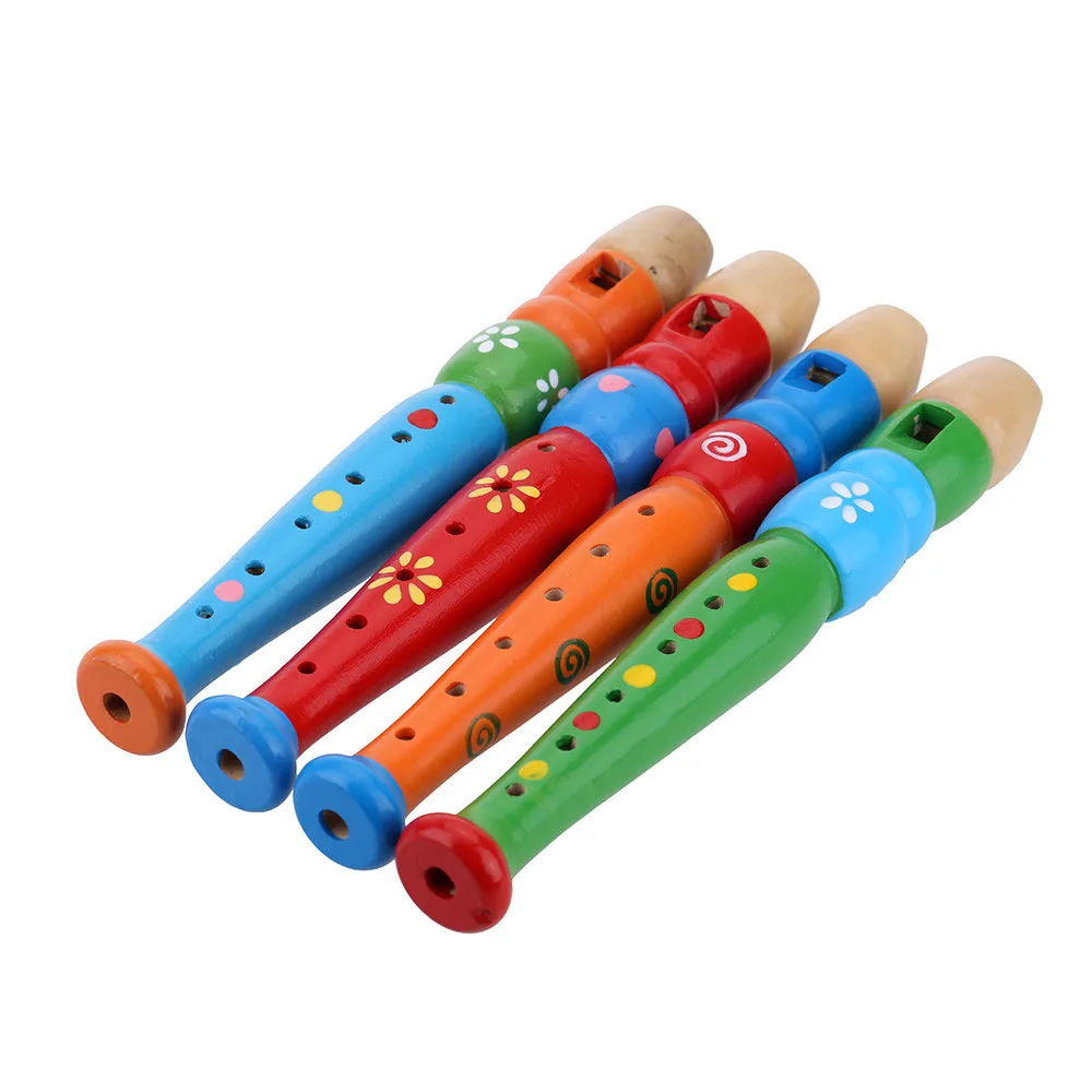 New Hot High Quality Wooden Piccolo Musical Instrument toys kids Early