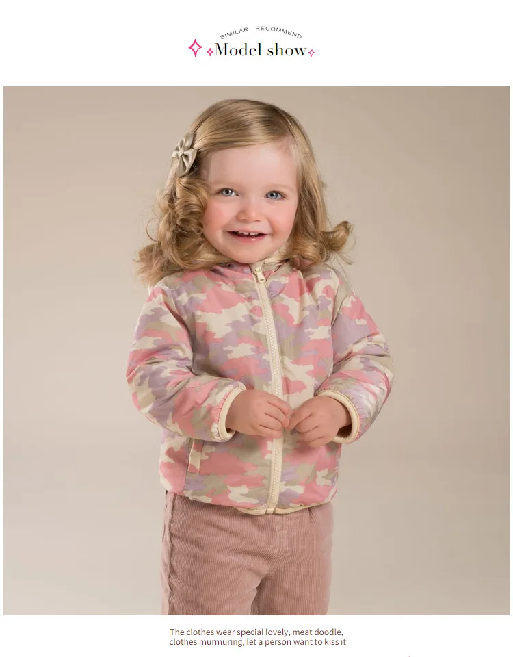 Db4258 davebella meninas multicolorido outono outerwear crianças casaco