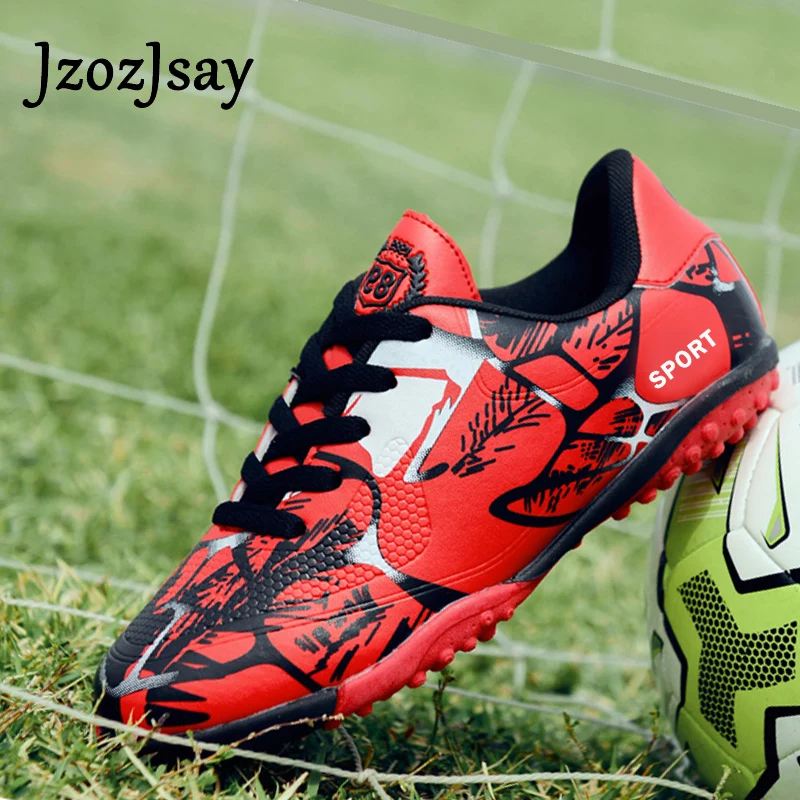 

Training Sports Shoes Football Men New Kids Soccer Shoes Sneakers Cheap Turf Trainers Leather Football Chuteira Futebol 30-45