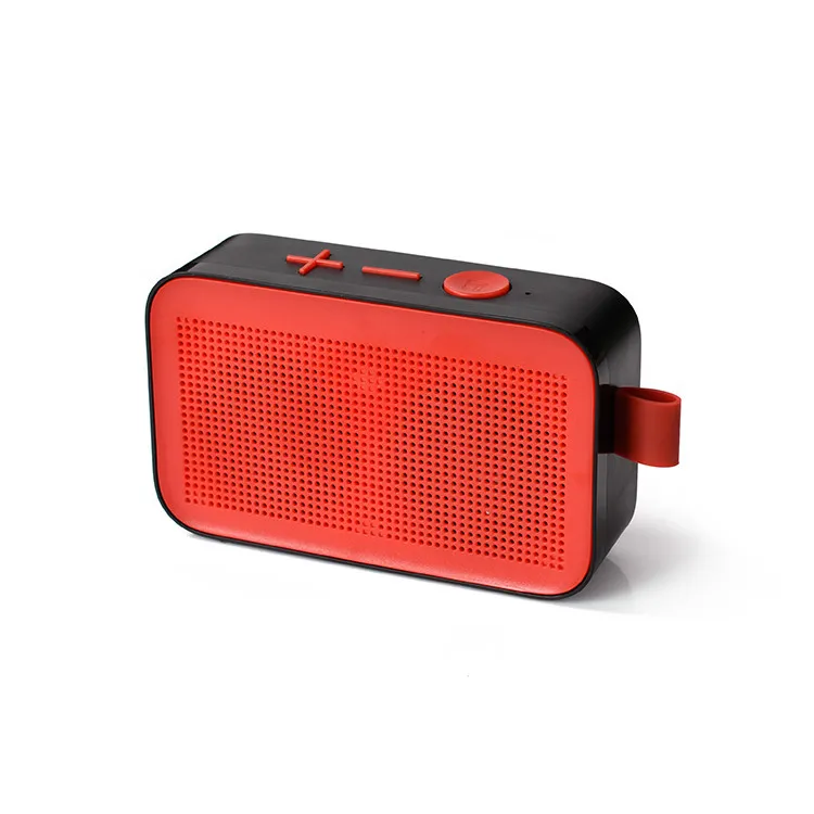 Elistoooop Мини Bluetooth динамик портативный беспроводной динамик звуковая система 3D стерео музыка объемный поддержка TF USB - Цвет: Red