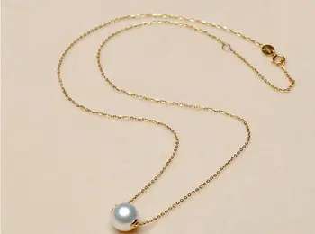

free shipping classisc roung 12-13mm south sea round white pearl necklace 18inch 14k