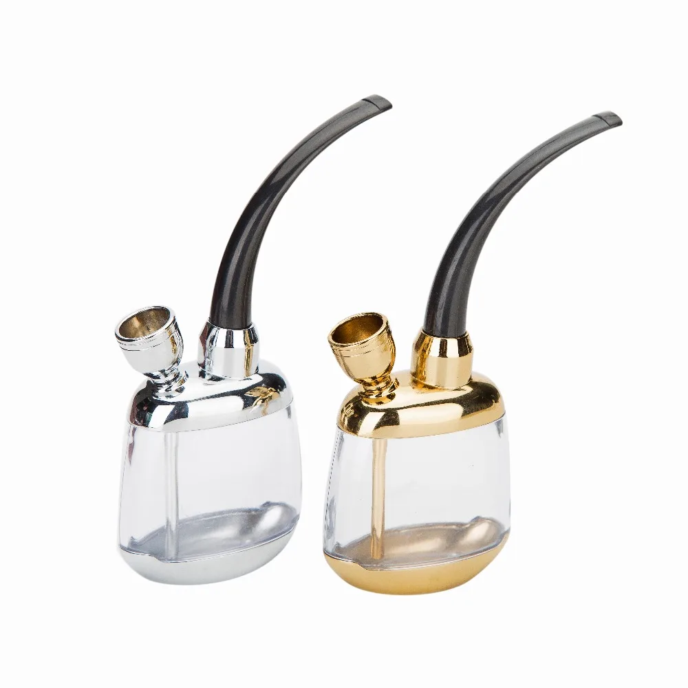 small Mini Narguile portable Hookah brass water pipe Smoking filter gift smoke