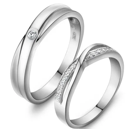 

925 Sterling Silver Ring Engagement Ring Lover's Ring Silver Jewelry Silver CZ Ring Free Shipping