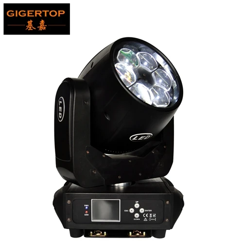 Gigertop TP-L672 280 Вт Led Zoom движущийся головной свет 6x40 Вт 0S-RAM высокий яркий маленький пчелиный глаз Освещение сцены панорама 540 наклон 180 - Цвет: 1