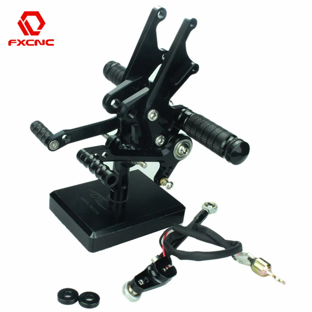 

FOR KAWASAKI ZX14 (ZZR1400) 2006-2011 2010 2009 2008 Aluminum Adjustable Motorcycle Rearsets Rear Sets Foot Pegs Pedal Footrest