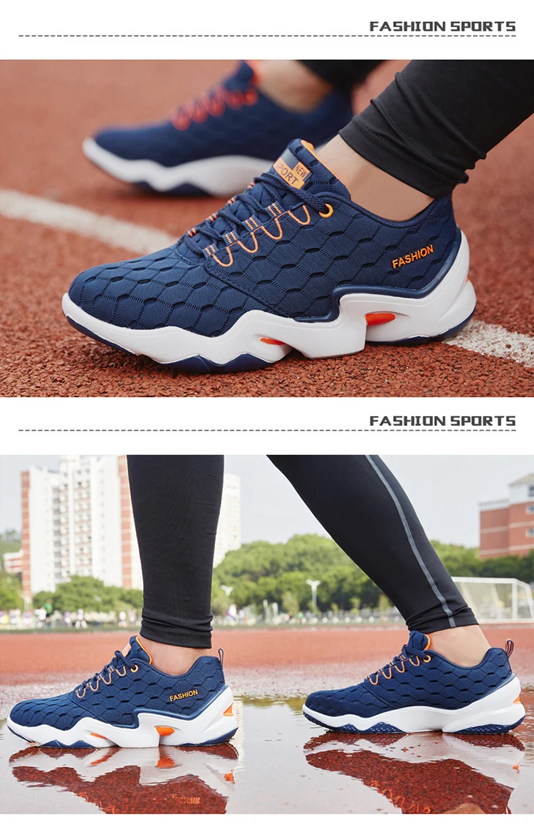 Socone Running Shoes Men Summer Breathable 3D Mesh Footwear Soft Light-weight Running Sneakers Outdoor Sport Shoes Men (3)