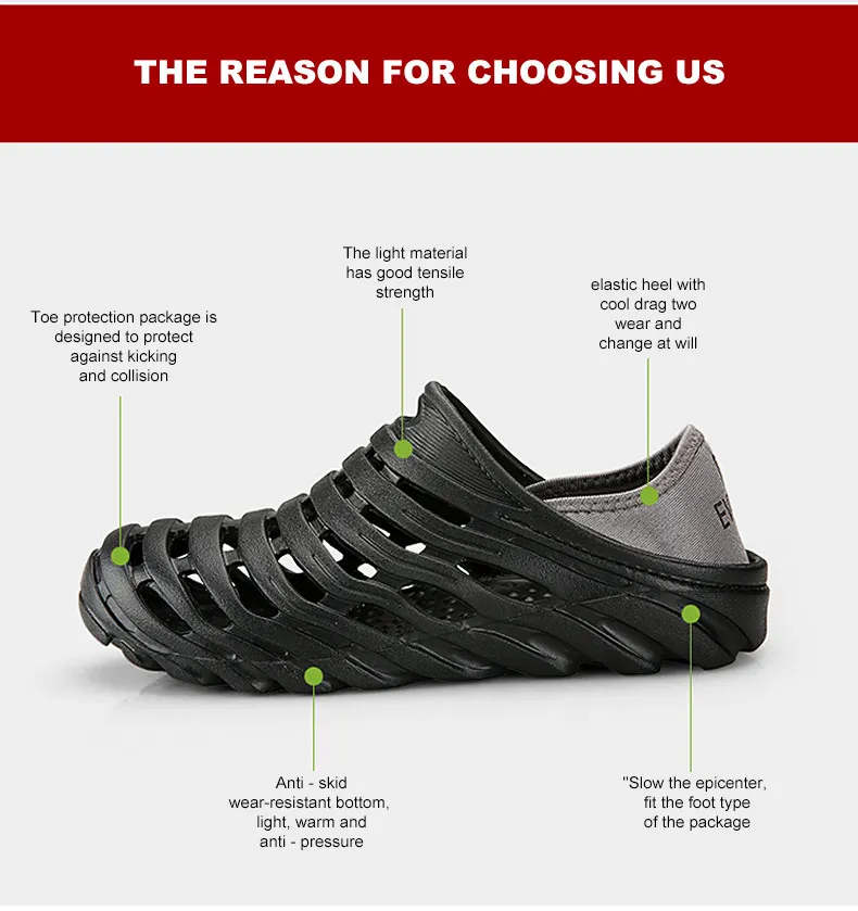 1 (5)Sandals Mesh Shoes Men Breathable Beach Slippers Sport Water Socks Hollow Aqua Wading Shoes Chaussure Homme