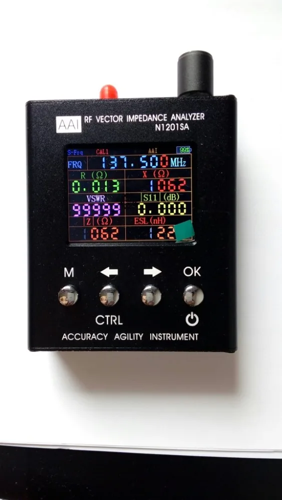 Английский verison N1201SA 137,5 МГц-2,7 ГГц UV RF векторное сопротивление ANT КСВ антенна анализатор метр тестер