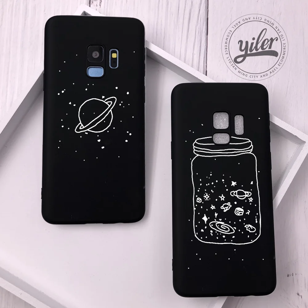 

Space plan For Case Samsung Galaxy S9 Plus NICE Wish bottle Soft Cover Case for Funda Samsung Galaxy S7 Edge S7 S8 S9 Plus Phone