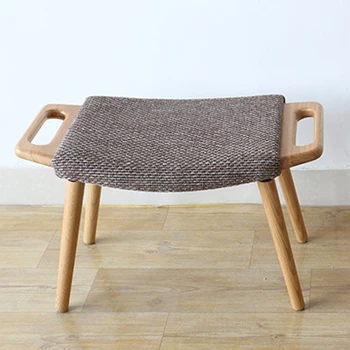 

White Oak Wood Leisure Stool