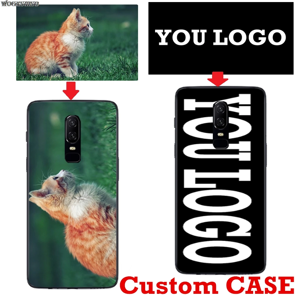 

Personalized Custom Logo DIY Print Photo Soft TPU Phone Case For Oneplus 3 3T 5 5T oneplus 5t oneplus 6 Customized Picture Cover
