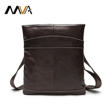 MVA Véritable En Cuir Hommes Sac de Messager des Hommes Sacs De Mode Rabat Bandoulière Sac Petit En Cuir de Sacs À Main Hommes Sacs à Bandoulière Chaude vente