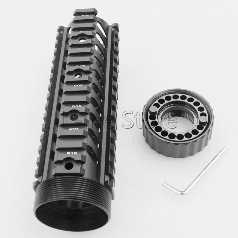 AR15 M4 7 &quotБесплатная поплавок Quad Rail RIS Handguard Picatinny подходит для. 223 5 56 для охоты