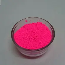 Розовый цвет Блестящий Флуоресцентный порошок, косметический пигмент, фосфорный Пигмент Порошок для украшения материала, не светящийся порошок