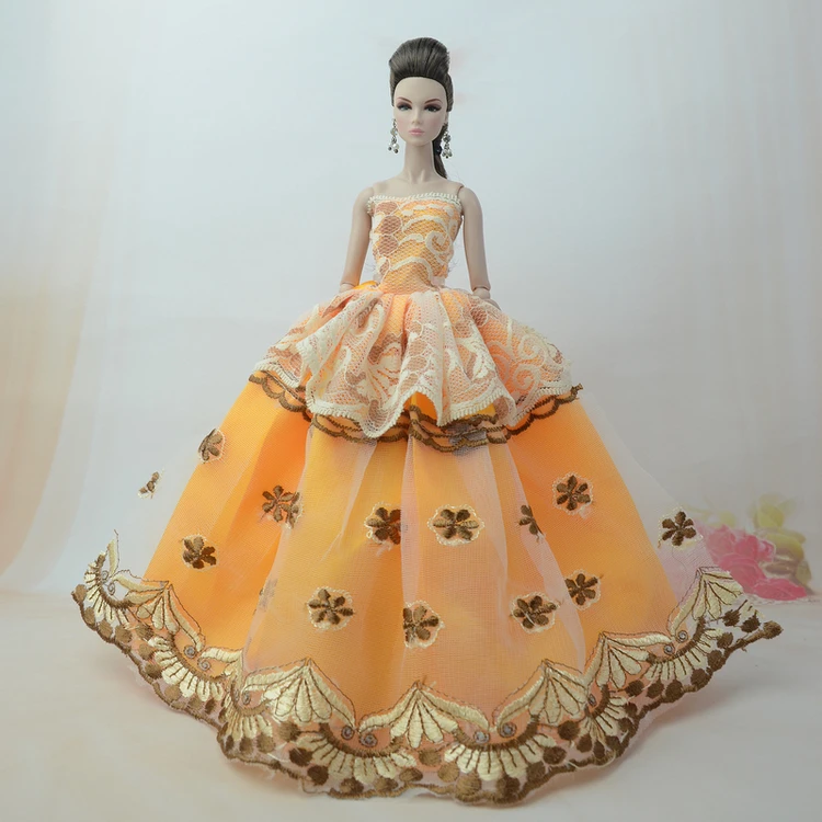 15 видов стилей платье-кукла, новинка года, красивое кружевное праздничное платье принцессы с цветочным рисунком, вечернее платье, одежда для 1/4, Xinyi Kurhn FR, кукла Барби