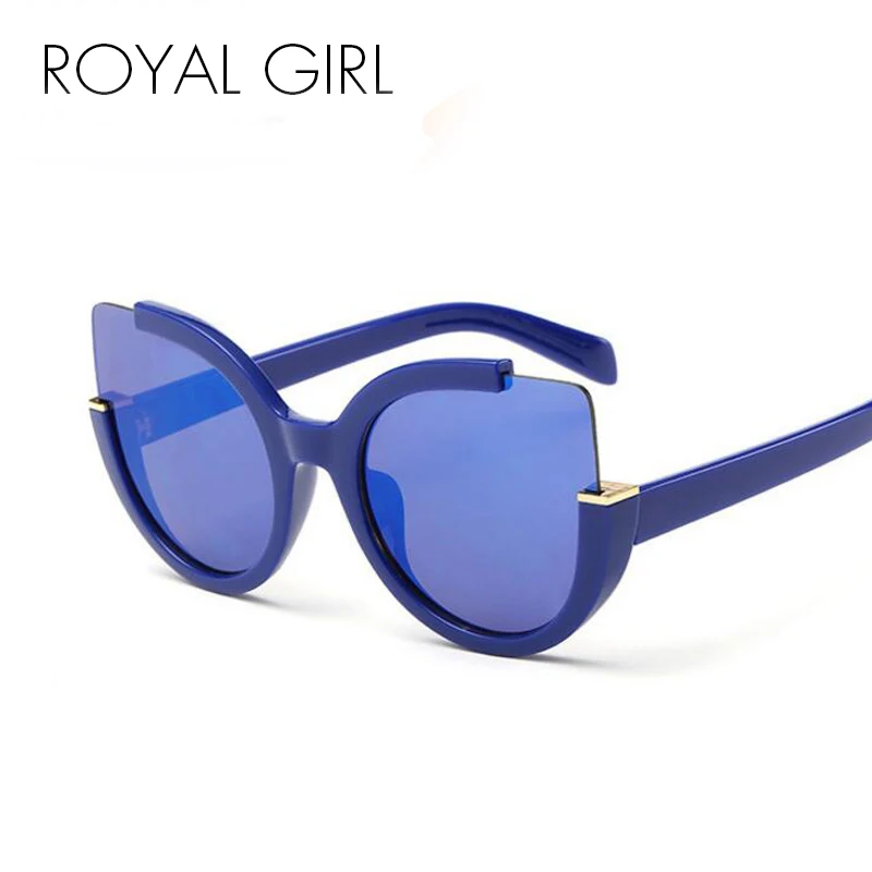 Королевская девушка Новая мода кошачий глаз солнцезащитные очки женские брендовые дизайнерские Винтажные Солнцезащитные очки женские Oculos De Sol Feminino ss502