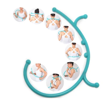 

Deep Muscle Acupoint Massage Neck Self Muscle Pressure Stick Back Hook Massager Manual Trigger Point Massage Rod Pain Relief