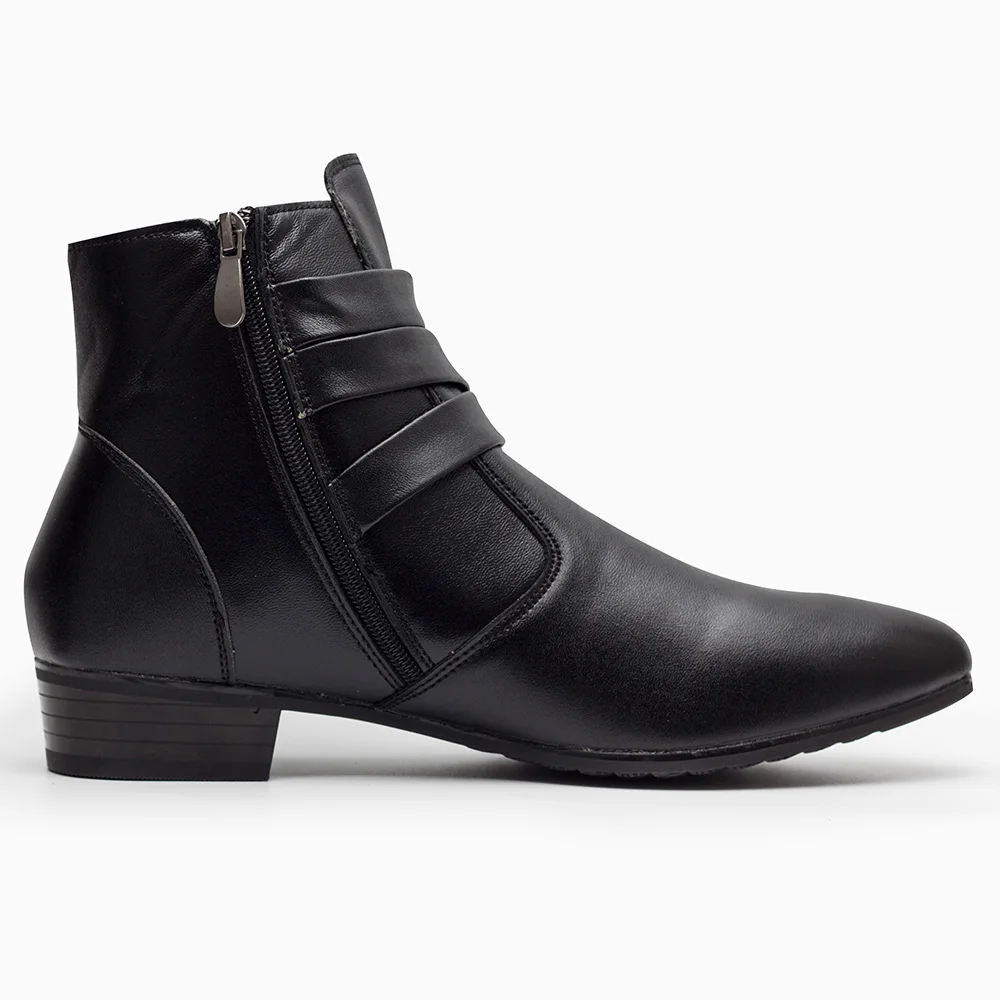 Najtaniej 2017 moda mężczyźni buty miękka skóra jesień buty mężczyźni wodoodporne ciepłe buty mężczyźni wygodne botki do kostki Man