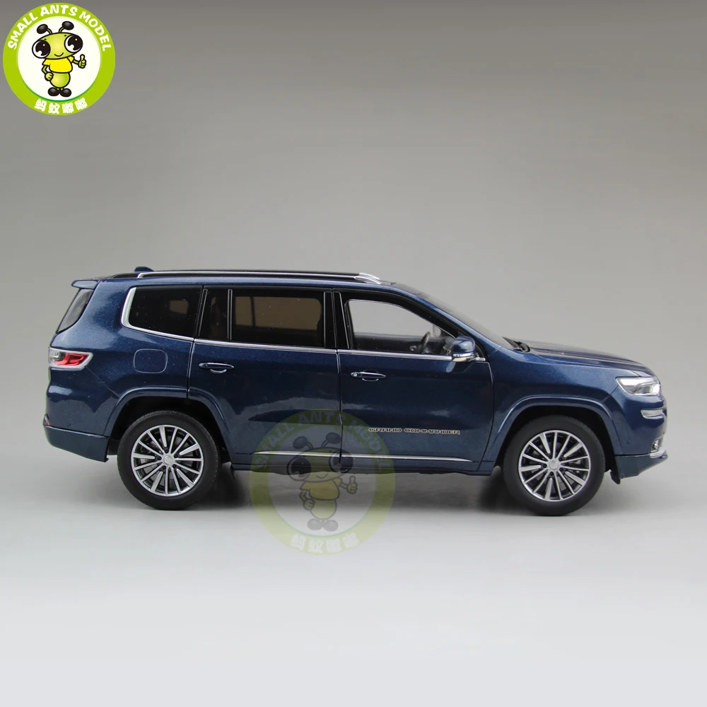 1/18 Jeep Grand Commander Fiat Chrysler литья под давлением металлический автомобиль внедорожник Модель Коллекция подарок синий цвет