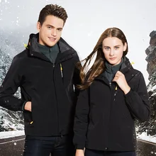 Outdoor autumn and winter jackets for men and women three in one and two sets of detachable plus velvet mountaineering clothing цена Outdoor autumn and winter jackets for men and women three in one and two sets of detachable plus velvet mountaineering clothing цены онлайн