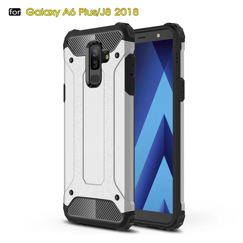 

Luxury Shockproof Protection Phone Case For Samsung Galaxy J4 Plus J6 Prime J2 Core J8 J3 2018 J7 J5 J3 2017 Hybrid Armor Cover