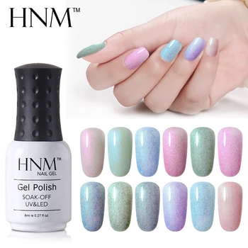 

HNM 8ML Holographic UV Shell Cat Eye Gel Nail Polish LED Lamp Chameleon Soak Off Semi Permanent Varnish Lucky Enamel Lacquer Art