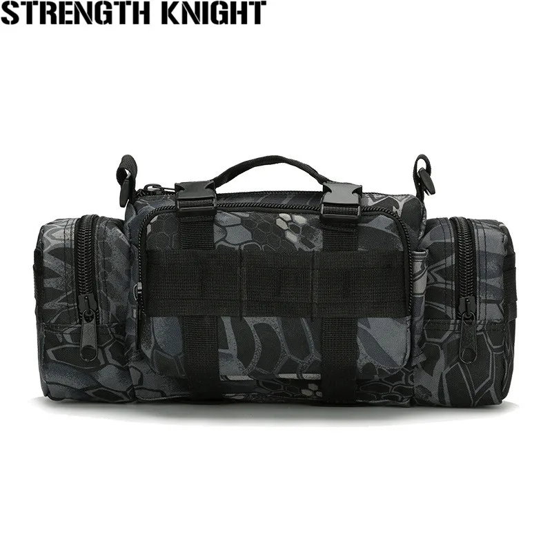 

Men Messenger Bags Military Vintage Canvas Crossbody Bags Wasit Pack Multifunctional 3P Magic Pocket Waterproof Molle Camera Bag