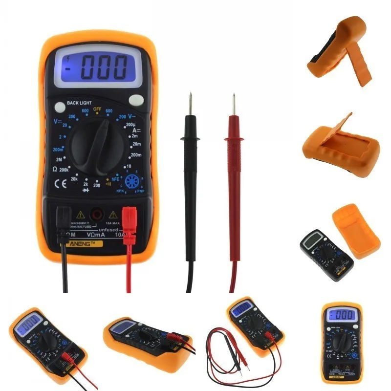 

LCD Digital Voltmeter Ohmmeter Ammeter OHM Multimeter Avometer with Blue Backlight