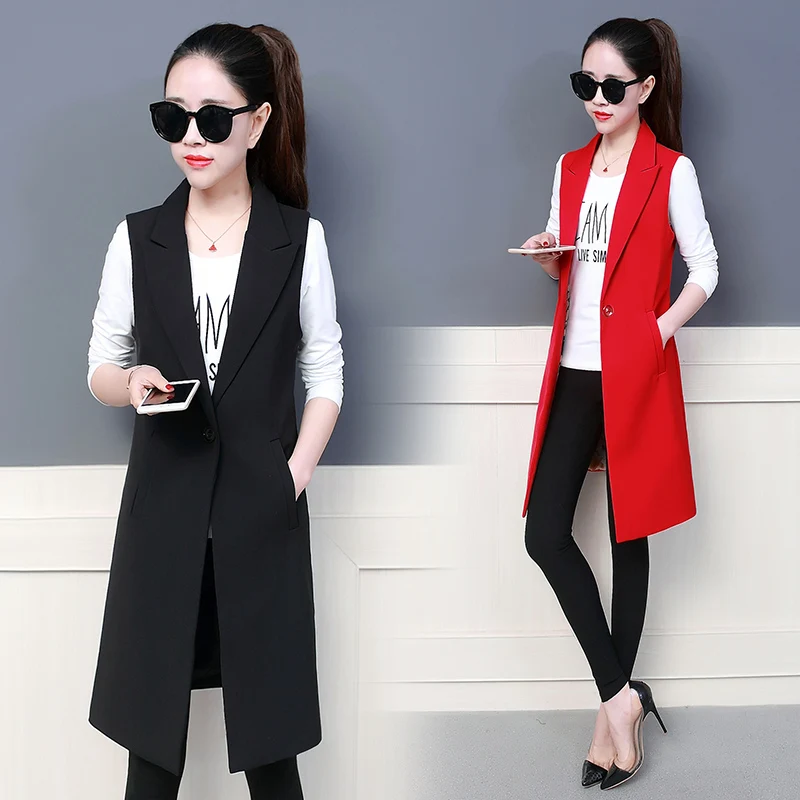 Spring Autumn Long Blazers Women suit Plus size XXXL jacket Casual tops female Slim Wild Blazer Windbreaker coat Elegant Office