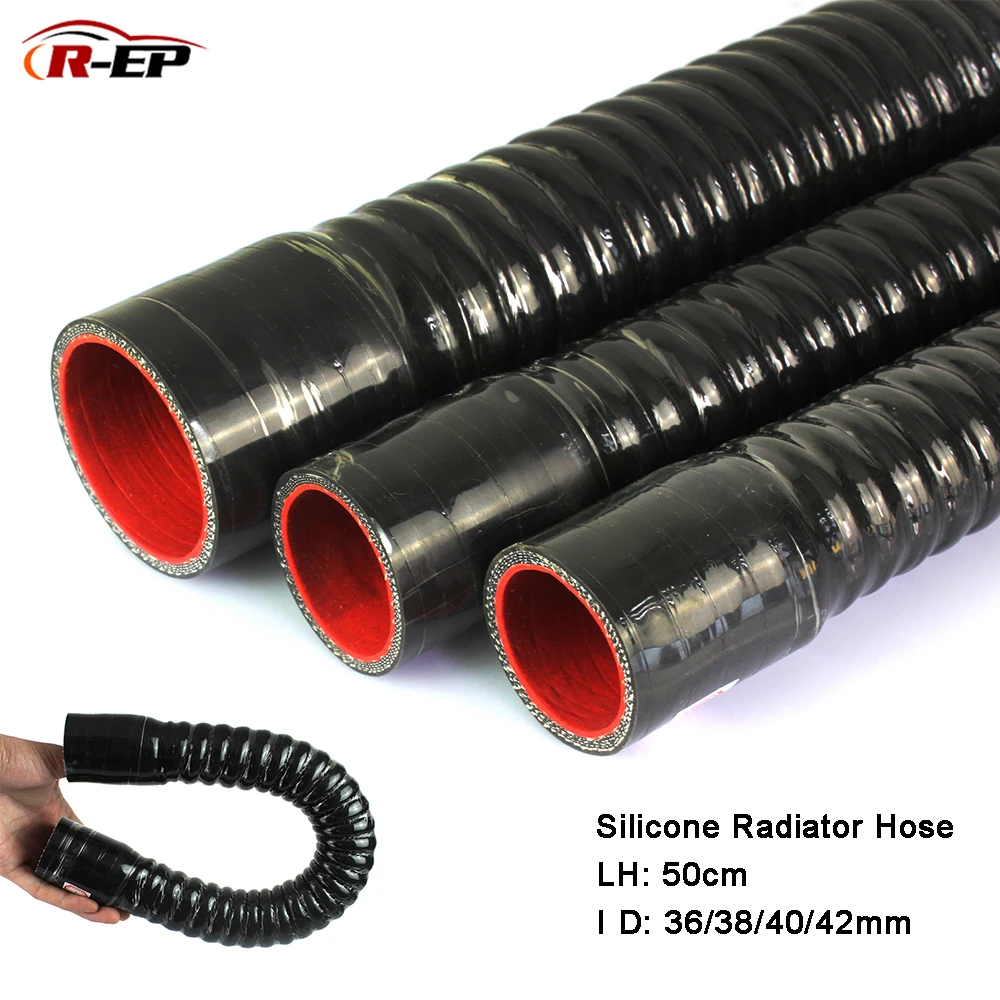

R-EP ID 36 38 40 42mm Silicone Refroidissemen Hose for Water Radiator Tube High Pressure for Supercharger Pipe Intercooler Tube