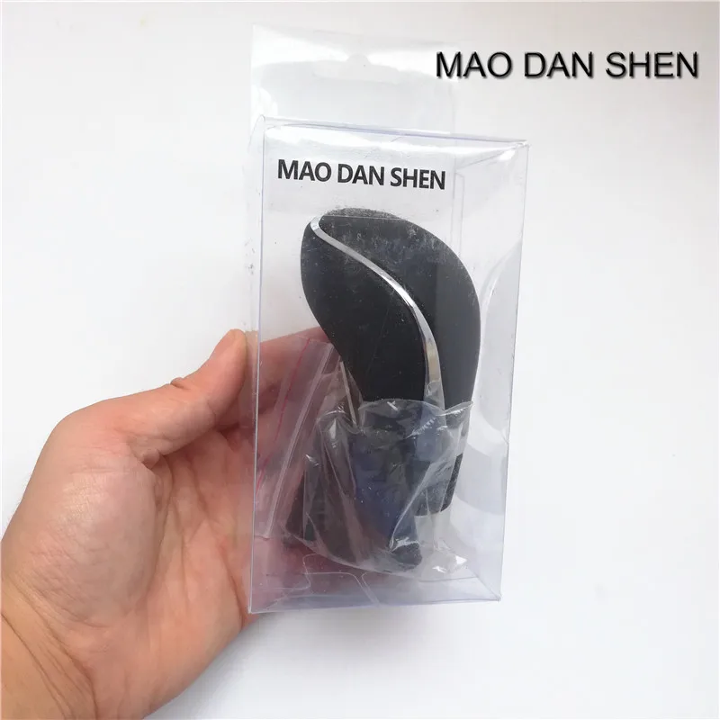 Cubierta de Palanca de cambio Manual de Palanca para coche de Cuero Negro estilo automático Palanca de cambios Universal Palanca de cambios MAO DAN SHEN
