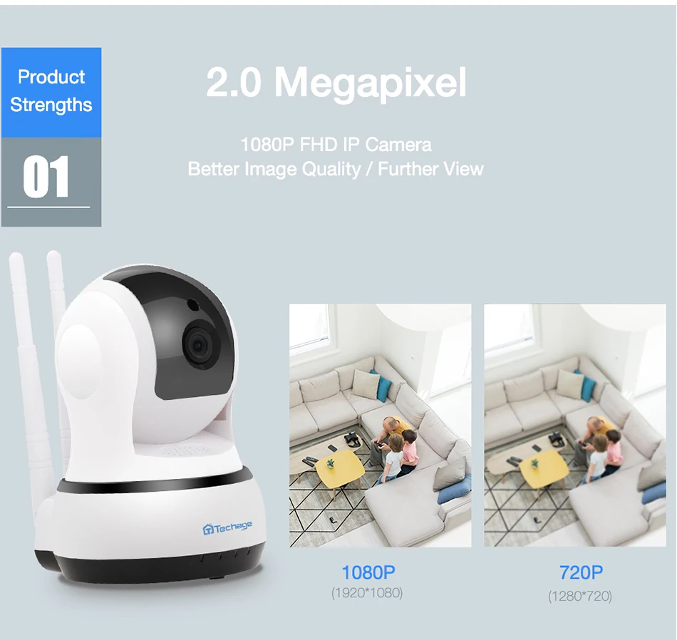 Techage Yoosee 1080P Домашняя безопасность CCTV Беспроводная 4G камера 2mp двухсторонняя аудио Wi-Fi SD карта детский монитор ночного видения наблюдения