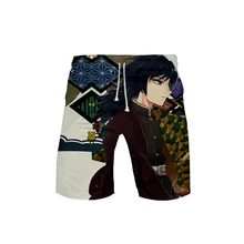 Demon Slayer: Kimetsu no Yaiba аниме топы шары штаны шорты для мальчиков штаны для отдыха с 3D принтом Новинка Топ Роскошный Harajuku