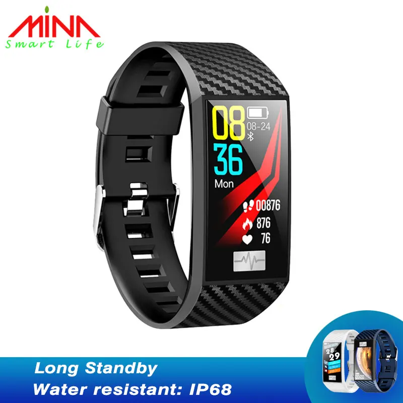 

Smart Bracelet Heart Rate Blood Pressure Monitor Fitness Tracker smart Watch Sports Smart Wristband Multi-sports