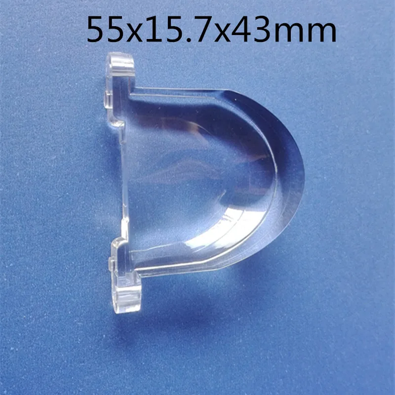 

2 pcs U shape LED car spotlight lens horizontal lens cover 55x15.7x43mm