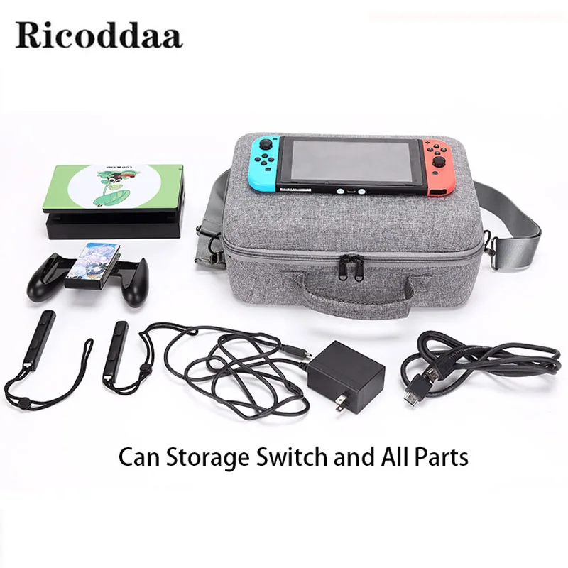 

Large Travel Bag For Nintend Switch Portable Protective Bag Shoulder Bag with Multiple Pockets For Nintend Switch Game Accessory