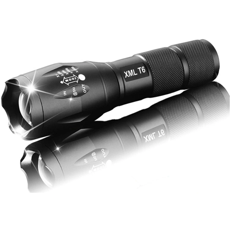 

Big Promotion Ultra Bright XML T6 LED Flashlight 5 Modes 2400 Lumens Zoomable LED Torch Free shipping z40