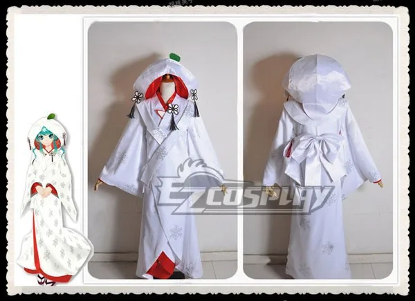 

Vocaloid 2013 Edition Snow Miku Marry Suit Cosplay Costume E001
