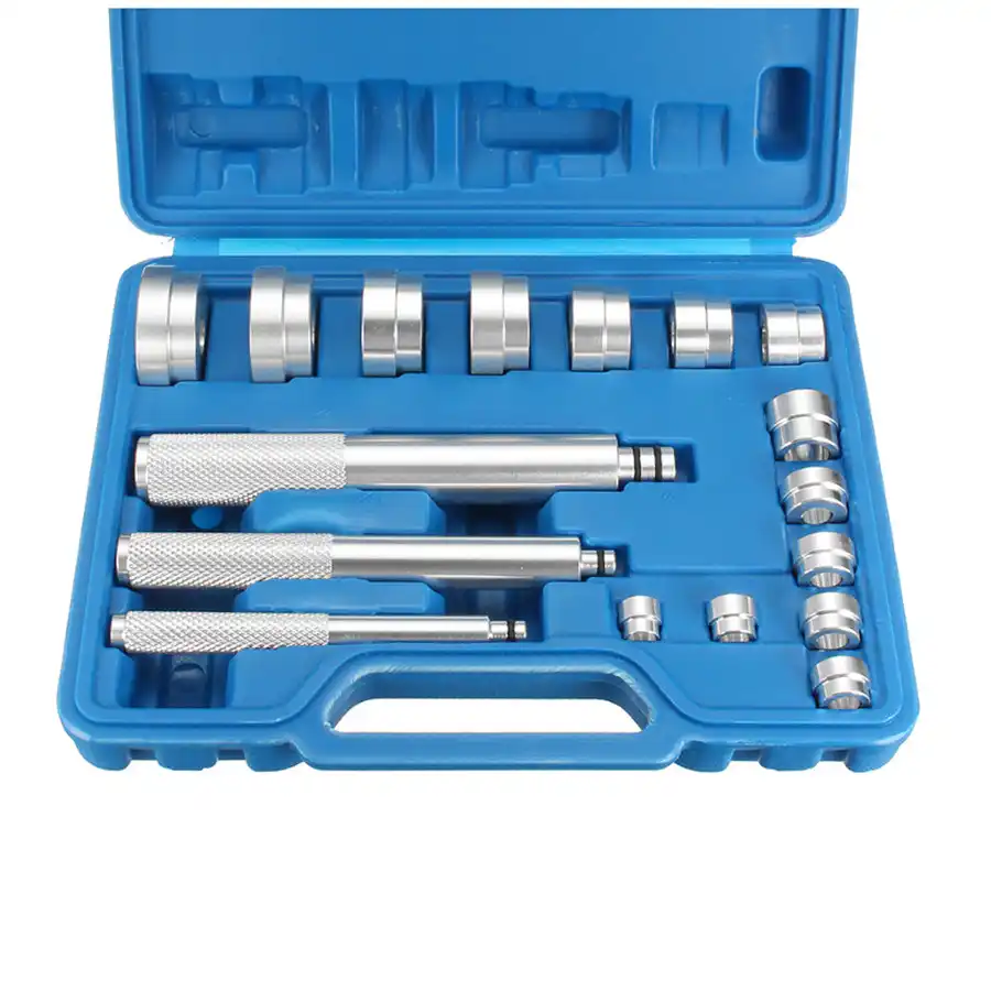 17pcs Aluminum bearing seal driver bearing race driver set Installation Removal Bush Removal Tool Kit
