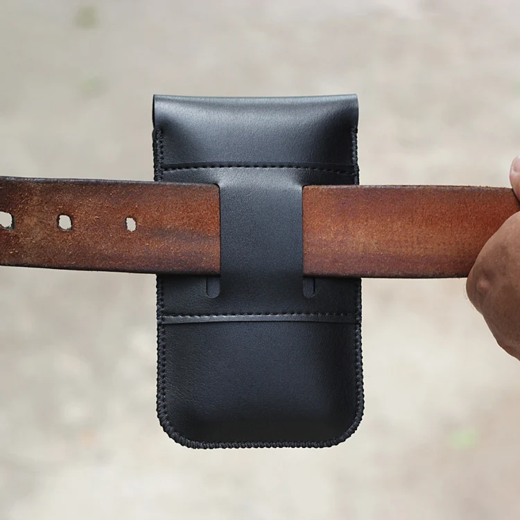 Мужская одежда кожаный ремень карманы Универсальный Двойной Кожаный Чехол кенгуру ретро для iphone 6 7 8 plus X XS MAX XS XR двухслойный чехол