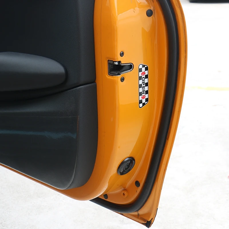 4 шт. Светоотражающие Предупреждение ющие наклейки на дверь автомобиля для Mini Cooper One S JCW R56 R55 F56 F55 F60 R60 аксессуары для укладки