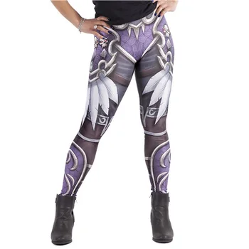 

WOW Game Sylvanas Windrunner 3D Print Fitness Leggings Women High Waist Elastic Causal Leggins Mujer