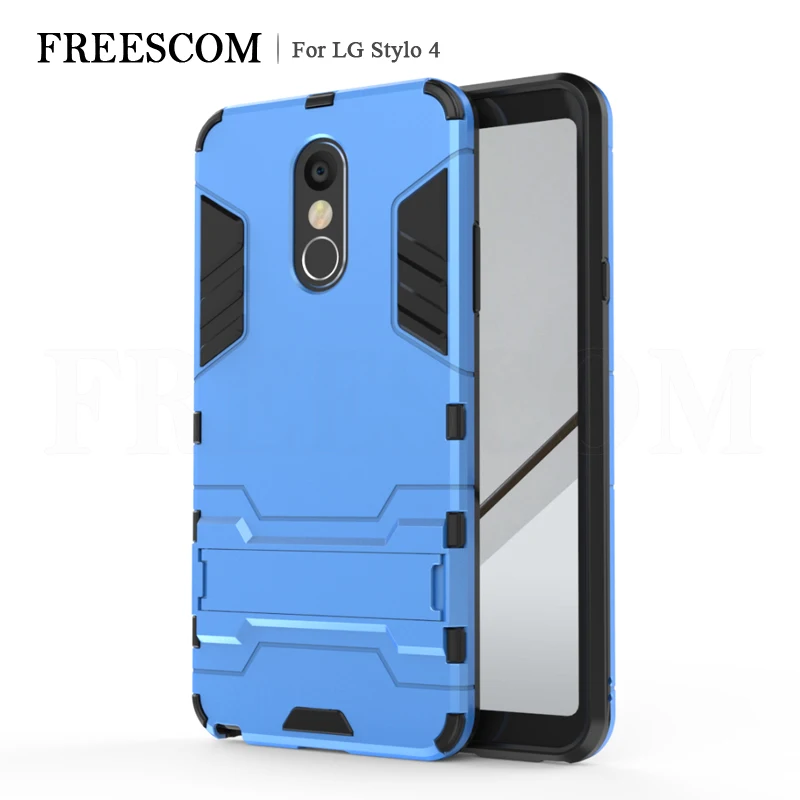 

Cover for LG Stylo 4 Case Rubber Robot Armor Phone Shell Hard Back Phone Case for LG stylo4 Cover lgstylo4