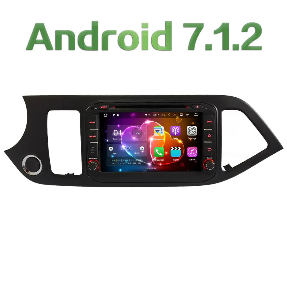 8 Quad Core Android 7 1 2 2GB RAM 3G 4G WIFI DAB SWC Car DVD