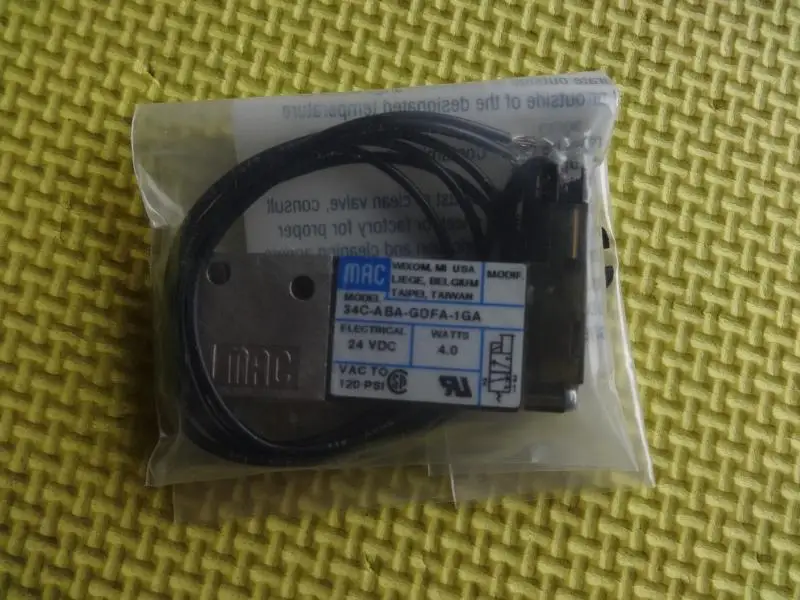 

NEW&ORIGINAL 34C-ABA-GDFA-1GA MAC SOLENOID VALVE 34C-ABA-GDFA-1GA
