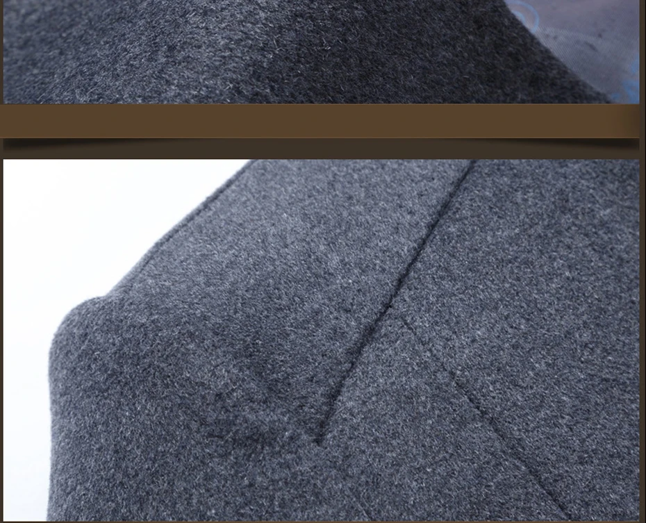 Holyrising шерстяное пальто зимнее пальто для мужчин Толстая ветровка шерстяное пальто Casaco Masculino Palto Jaket Peacoat 5XL куртка 18897-5